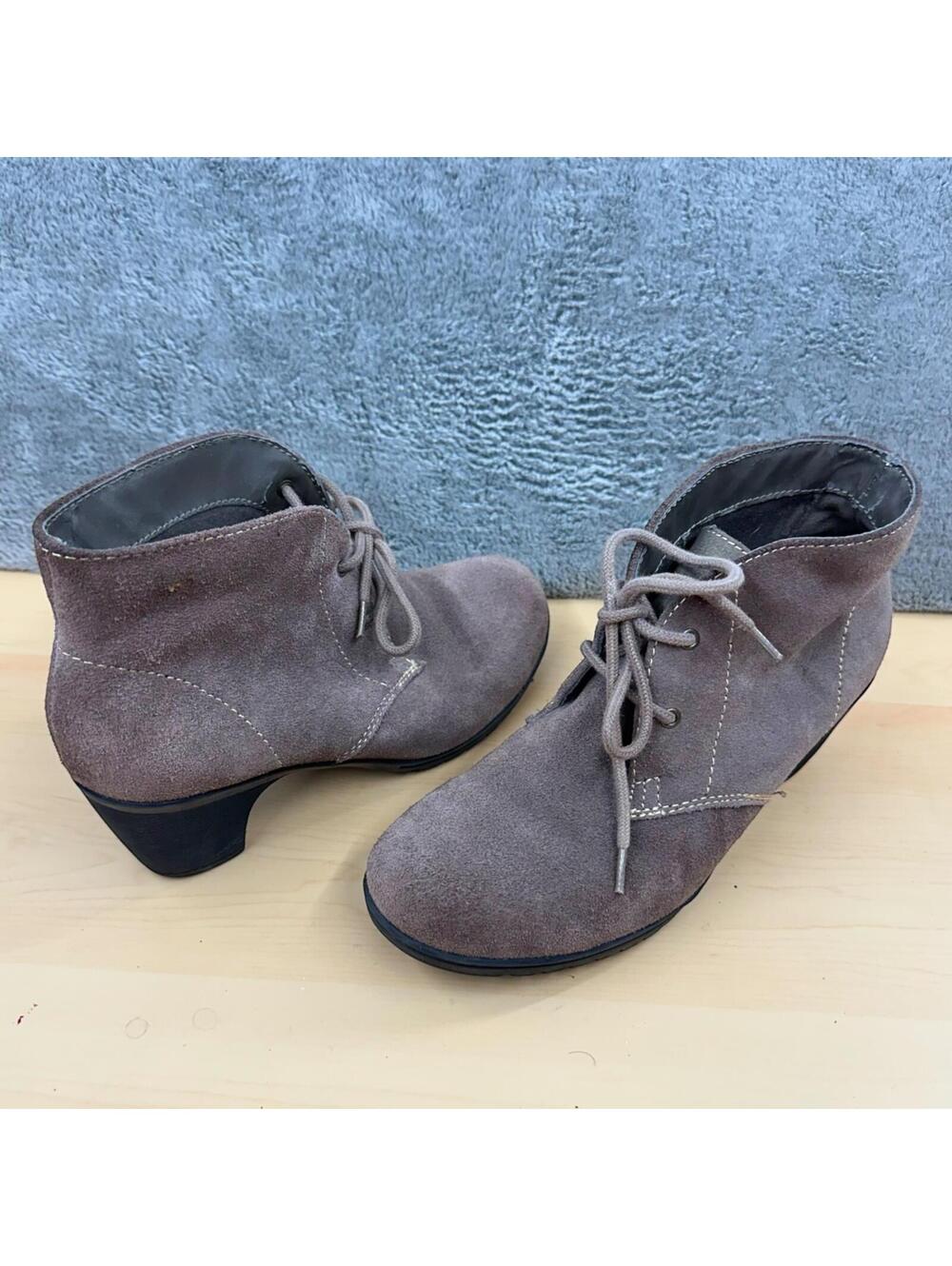 G.H. Bass & Co. Reeva Suede Booties Light Taupe